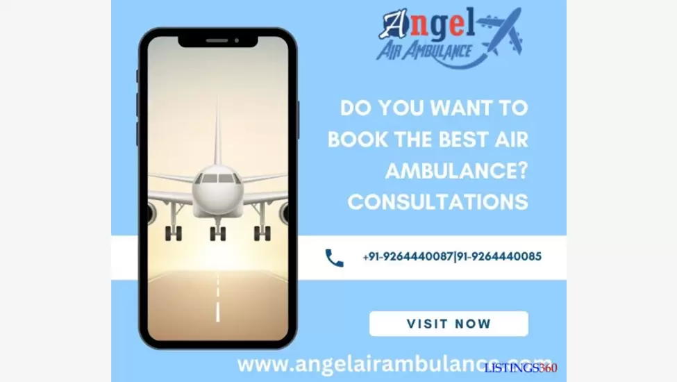 Select The Worlds Finest ICU Air Ambulance Services In Guwahati by Angel